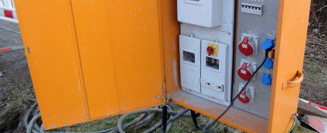 Baustrom bei Geiger Elektrotechnik GmbH in Biebergemünd