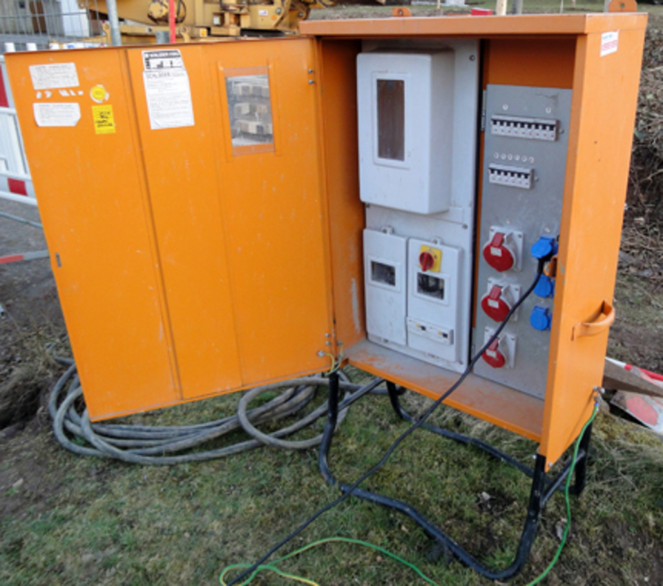 Baustromkasten bei Geiger Elektrotechnik GmbH in Biebergemünd