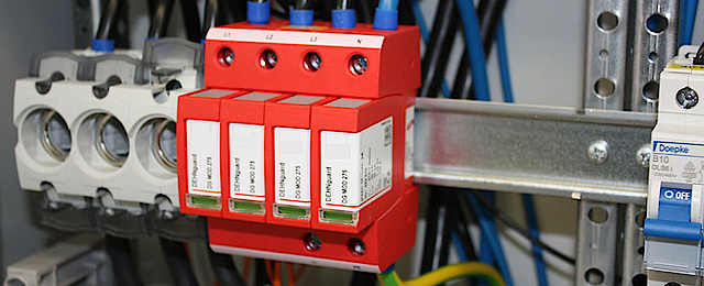 Über­spannungs­schutz bei Geiger Elektrotechnik GmbH in Biebergemünd